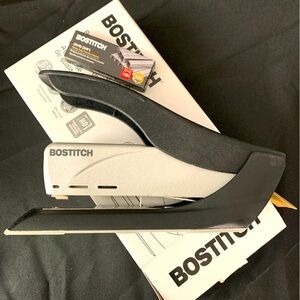 Bostitch Heavy Duty Stapler, 65 sheet stapling capacity, 2 finger stapling.